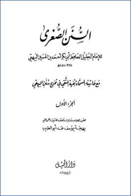 السنن الصغرى مع حاشيته المسماة بغية المتقي في تخريج سنن البيهقي 01 pdf