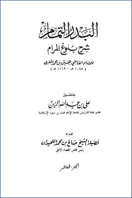 البدر التمام شرح بلوغ المرام – ج 10: القضاء – الجامع * 1156 – 1324 pdf
